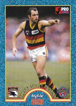 1996 Select Tip Top Hyfibe Heroes #20 Tony McGuinness Front